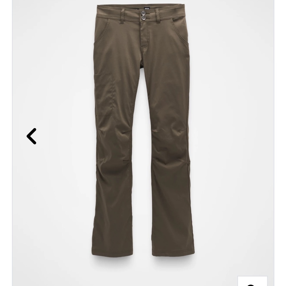 Prana women’s Halle bootcut pant in green, size 4